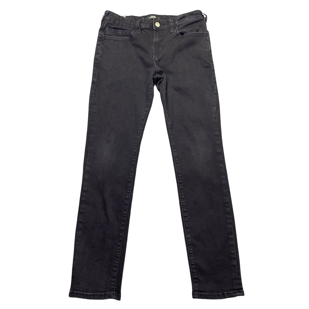 True Religion Boys Rocco Relaxed Skinny Jeans Black Size 12 Grunge Preppy retro